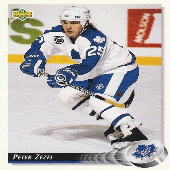 Peter Zezel Toronto Maple Leafs Hockey Card Collection - 4 Card Set - Picture 2 of 5